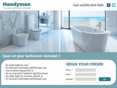 Handyman - bathroom remodel