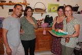 Anne Christine Neubacher with the Ein Bustan staff