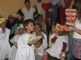 receiving holiday gift