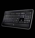 מקלדת אלחוטית מבית Logitech דגם Illuminated K800 עברית