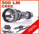 פנס חזק לאופניים ולכל מטרה 500 Lumens