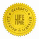 Life Time Warranty + 2 Free Pads