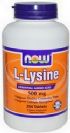 Now Foods, L-Lysine, 500 mg, 250 Capsules