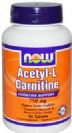 Acetyl-L Carnitine, 750 mg, 90 Tablets