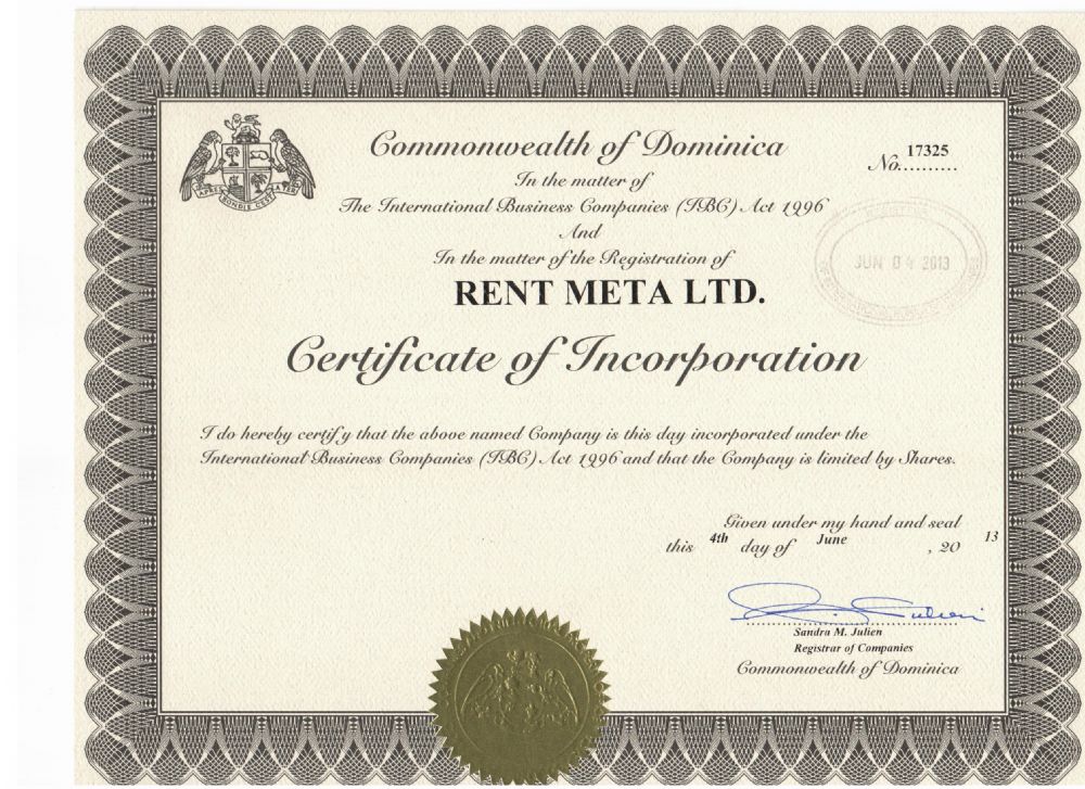 شركة Rent meta, أوراق تسجيل الشركة فى الهيئات الرقابية Sop-resize-1000-Rent%20meta%20Dominica