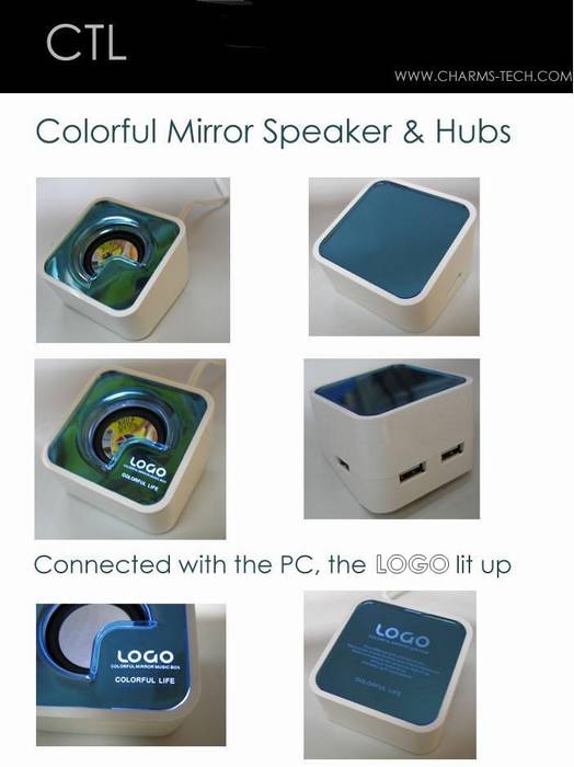Mirror Surface Speaker & Hub