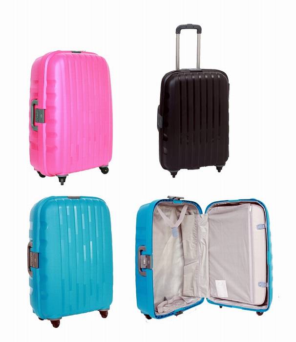 colored suitcases&documents cases