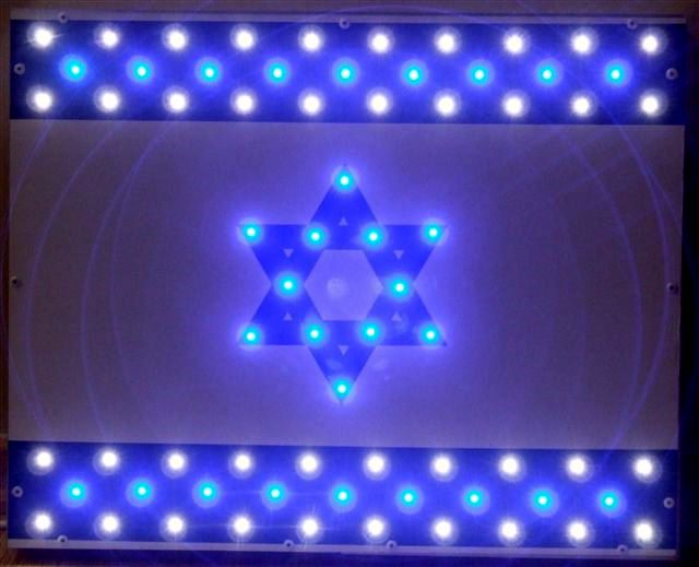 Led-lights flag