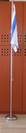 Mobile mast with 3 meters high rollers