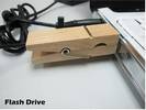 Clothespin flash disk