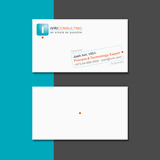 עיצוב כרטיס ביקור עבור ivri consuling - process & technology expert
