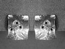 Silver earrings "We're all together