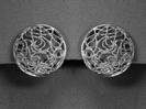 Spiral silver earrings