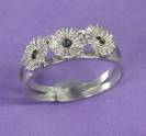 My flower silver ring