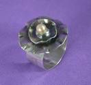 Rose & pearl ring