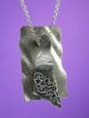 Ties silver pendant