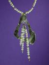 Window pendant on pearl necklace