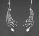 THREADS AND PEARL EARRINGS