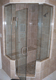 corner shower
