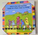 ציפורים על חבל חדש צבעוני