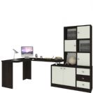 מבצע: עמדת עבודה פינתית ורד MDF