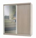 ארון הזזה 2 דלתות דן 180 MDF