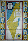 The Map of the Kibbutzim in Israel at Israel’s 13 Jubilee