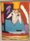 Painting by Menashe Kadishman Sheep