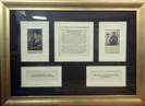Two Original Handwritten And Signed Postcards By Zeev Jabotinsky Zionist Congress
