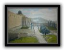 View of the old city of Jerusalem - Oil painting